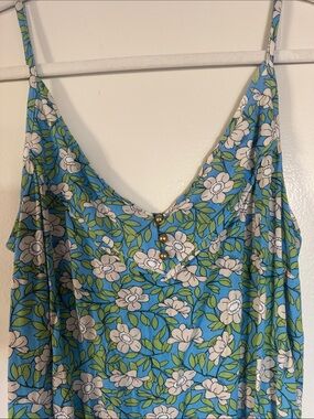CABI rayon tank floral adjustable straps